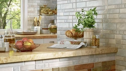 Интерьер плитки для кухни керамика