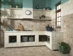 Interior tiles for kitchen ceramics