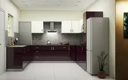 Фото цвет кухни буквой