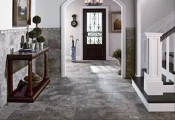 Tiles In The Interior Of The Corridor And Kitchen