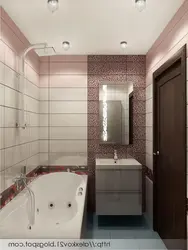 Panel evində vanna otağı kiçik bir hamam üçün foto dizaynı