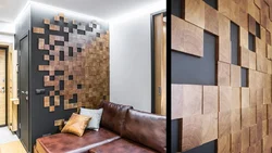 Hallway interior with mosaic photo