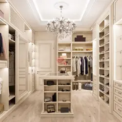 Bright interior dressing room