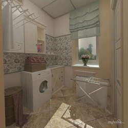 Boiler room in the bathroom photo