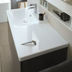 Тарҳи ванна бо танӯраи countertop