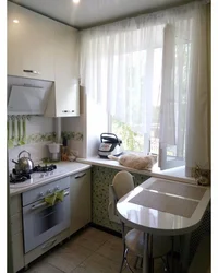 Interior of a small kitchen 5 sq m