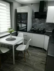 Interior of a small kitchen 5 sq m