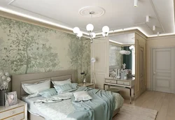 Bedroom In Pastel Colors Design Photo