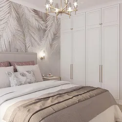 Bedroom in pastel colors design photo