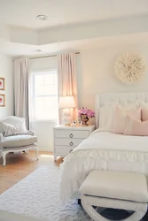 Bedroom in pastel colors design photo