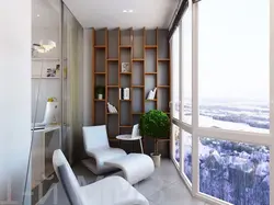 Loggia in a one-room apartment photo