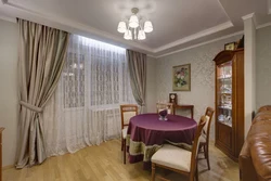 Divarlar Bej Rəngdədirsə, Qonaq Otağının Fotoşəkilindəki Pərdələr