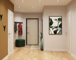 Koridor və qapı daxili divara qarşı