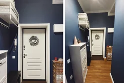Blue Hallway Design