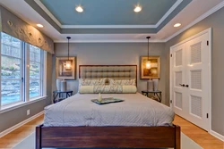 Bedroom ceiling lighting without chandelier photo
