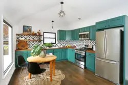 Ошхона бо акс countertop turquoise