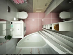 Bathroom 2 meters long design