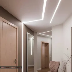To'xtatilgan shiftli kvartira uchun yoritish dizayni
