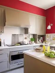 How colors are combined in the kitchen interior