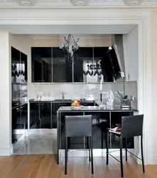Plaster in the kitchen interior