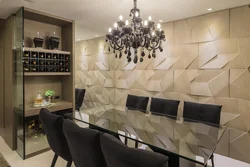 Plaster in the kitchen interior