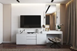 Interior With Bathroom Cabinets