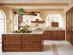 Kitchen classic wood interior