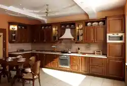 Ас Үй Классикалық Ағаш Интерьер