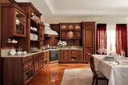 Kitchen classic wood interior