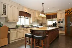 Kitchen classic wood interior