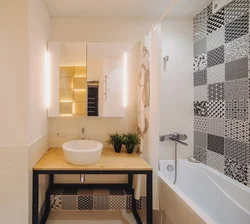 Bathroom tiles photo design for a small area