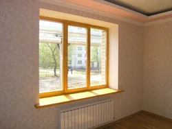 Plastic window inside the apartment photo
