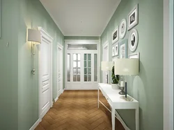 Hallway painted walls photo