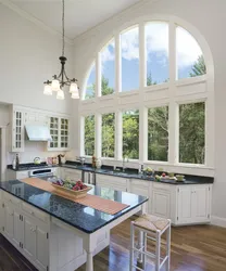 Kitchen with window interior in your home