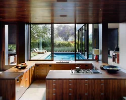 Kitchen with window interior in your home