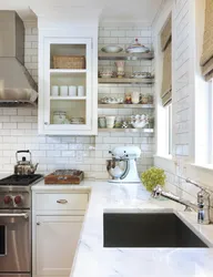 Kitchen Interior With Small Tiles