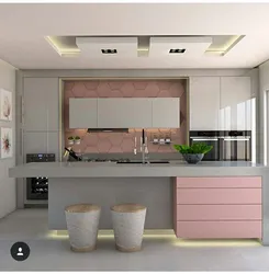 Powder kitchens in the interior