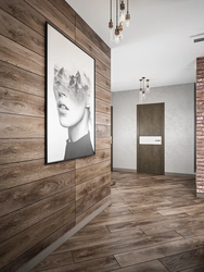 Laminate walls in the hallway interior, photos of your own