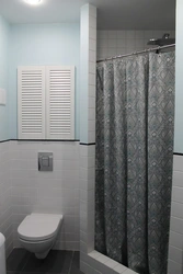 Bathtub design with shower tray and curtain