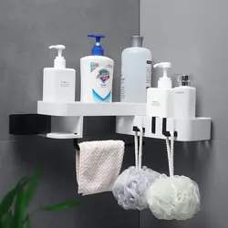 Рафҳои ҳаммом муосир барои shampoos дар дохили