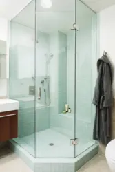 Bathroom design photo with shower corner photo