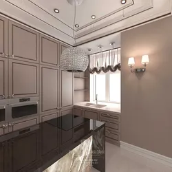 Kitchen interior in a townhouse
