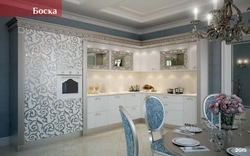 Вензеля в интерьере кухни