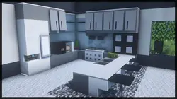 Mətbəx minecraft interyeri