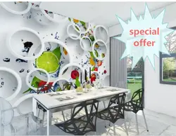 Wallpaper balls in the kitchen interior