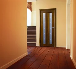 Design of floors and doors in an apartment photo