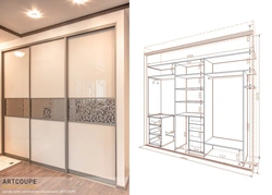 Two wardrobes in the hallway photo