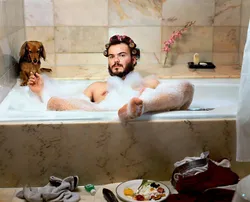 Funny photos in the bathroom