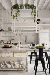 Loft Üslubunda Mətbəxlər Provence Fotoşəkili