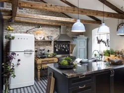 Kitchens in loft style Provence photo